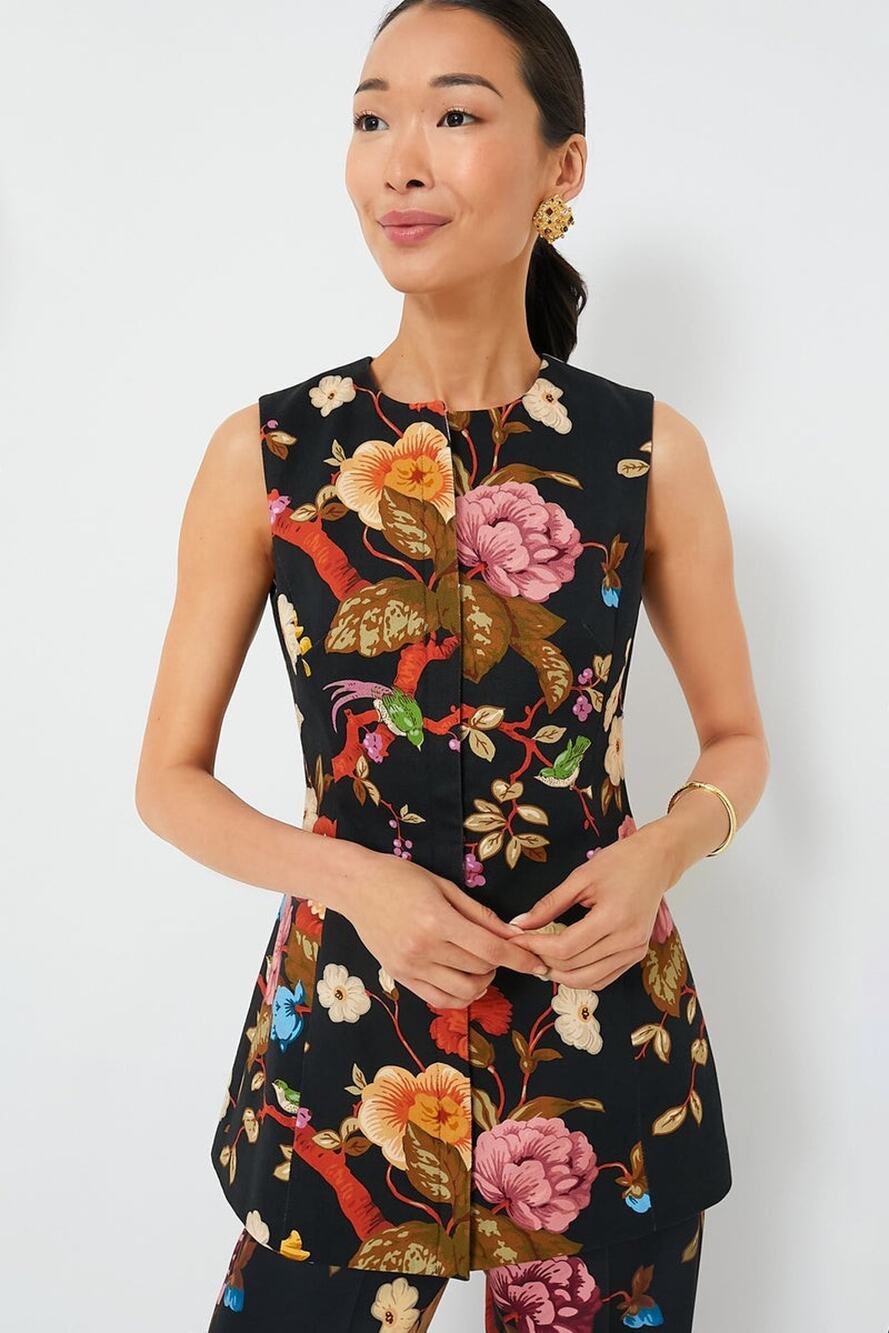 Tuckernuck Rhoda Floral Sleeveless Tunic Top - 4